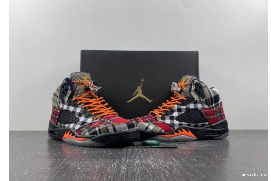 Rep EP Retro FD4814-008  Plaid 5 Jordan FD4814-008 0517
